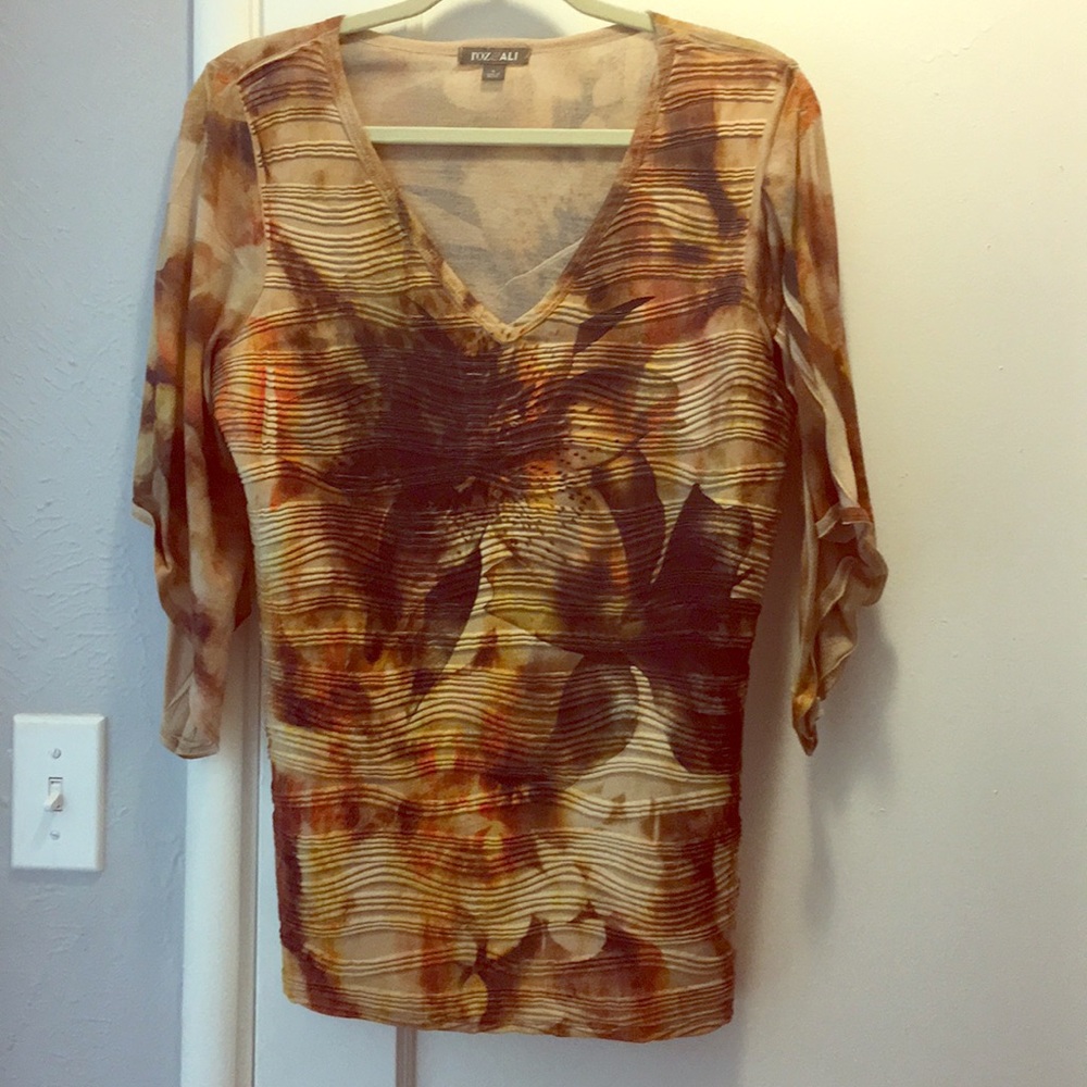 Blouse - ribbed and flowwy